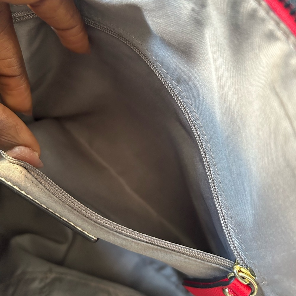 Anne Klein Vibrant Red Satchel - Picture 6 of 13